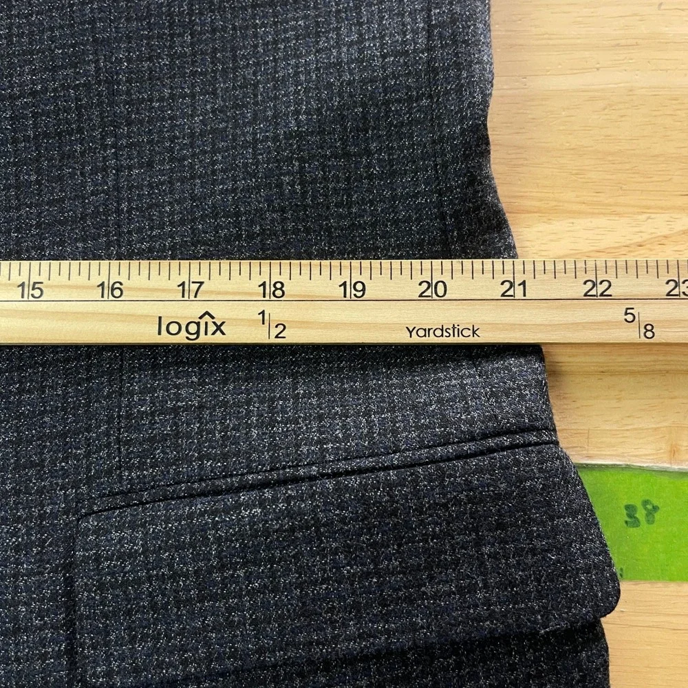 Jos A Bank RESERVE‎ Tollegno 1900 Wool Blend 43L Blazer Sport Coat Jacket Grey